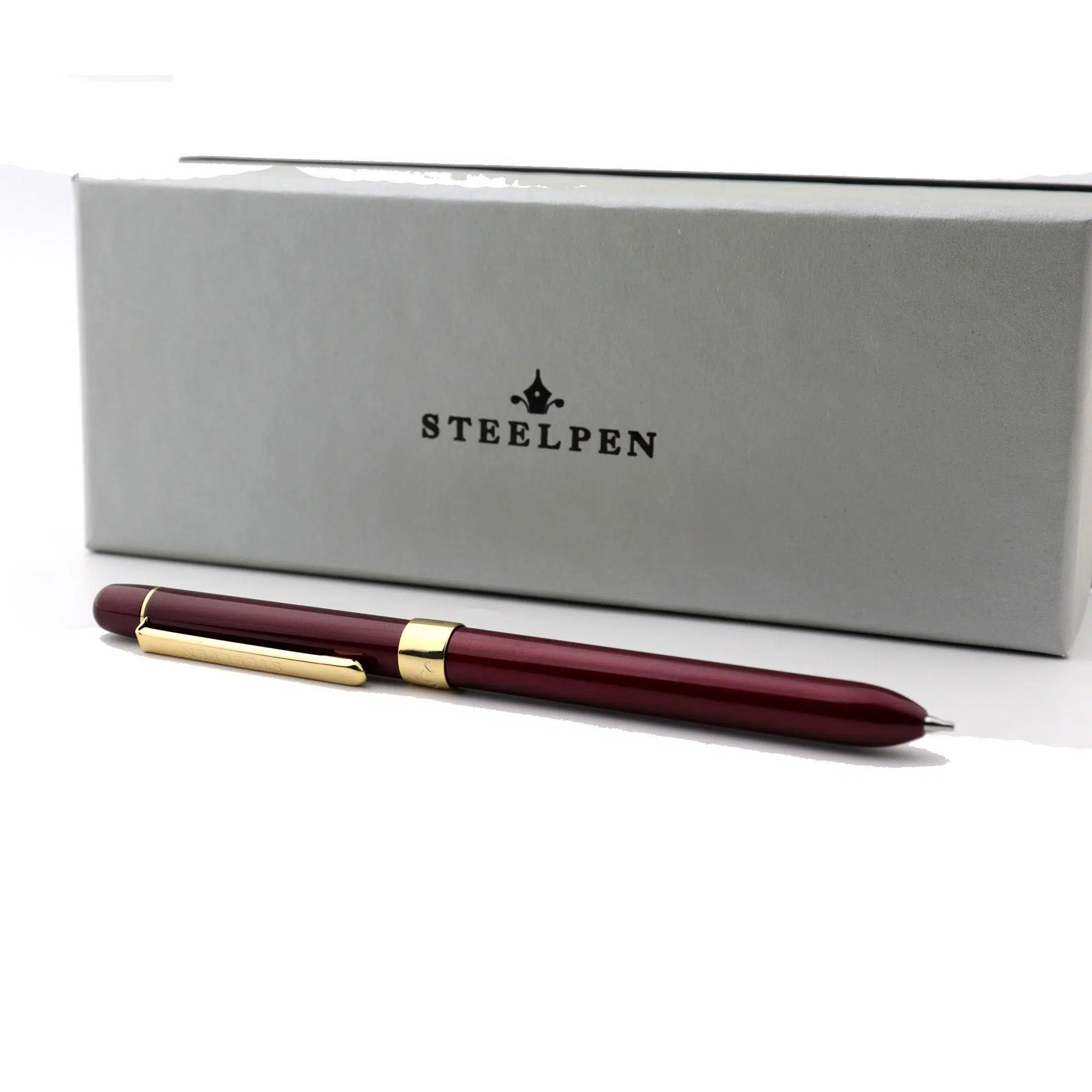 Üç Fonksiyonlu Steelpen Kalem - Bordo